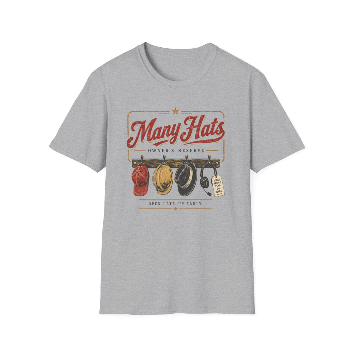 Many Hats T-Shirt
