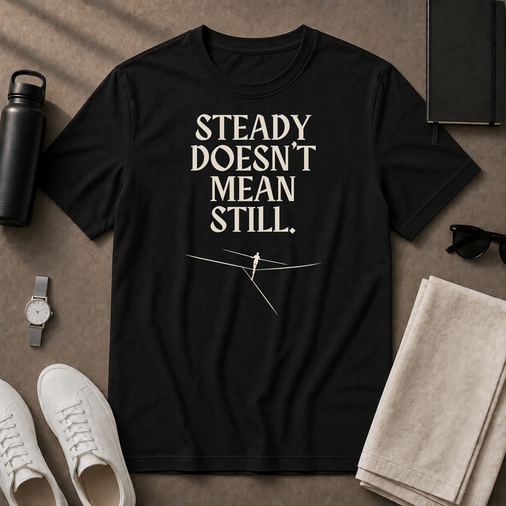 Steady Doesn't Mean Still T-Shirt