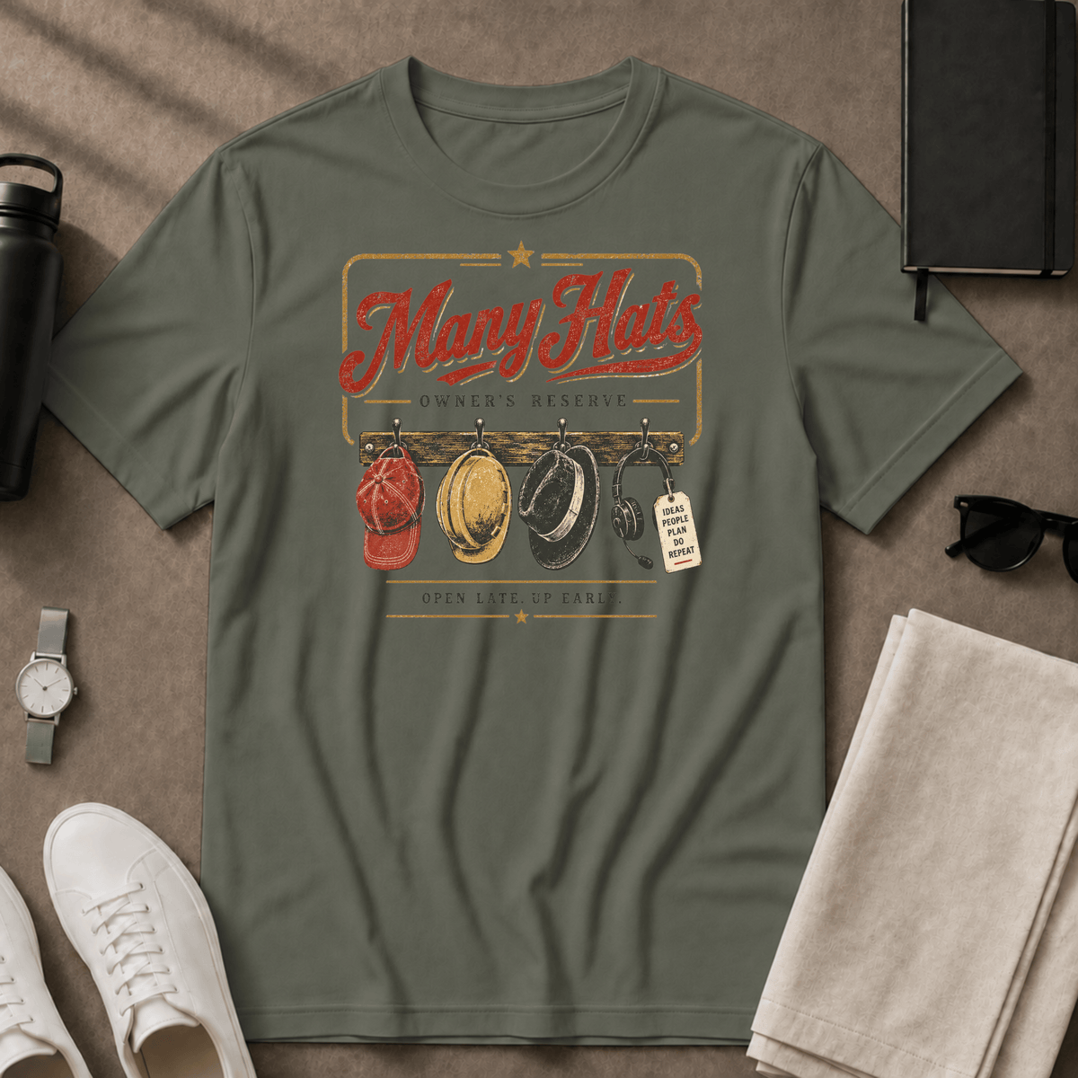 Many Hats T-Shirt