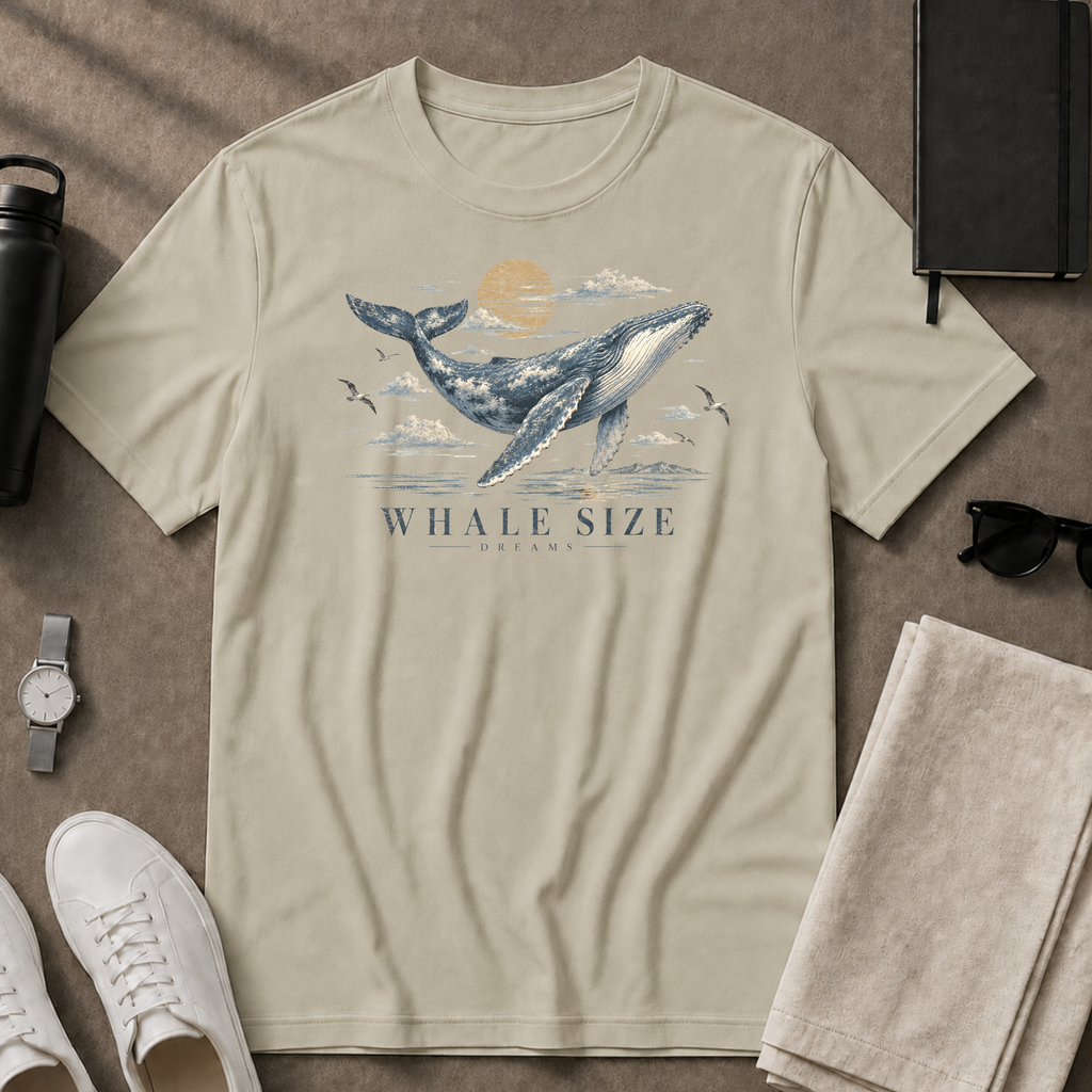 Whale Size Dreams T-shirt