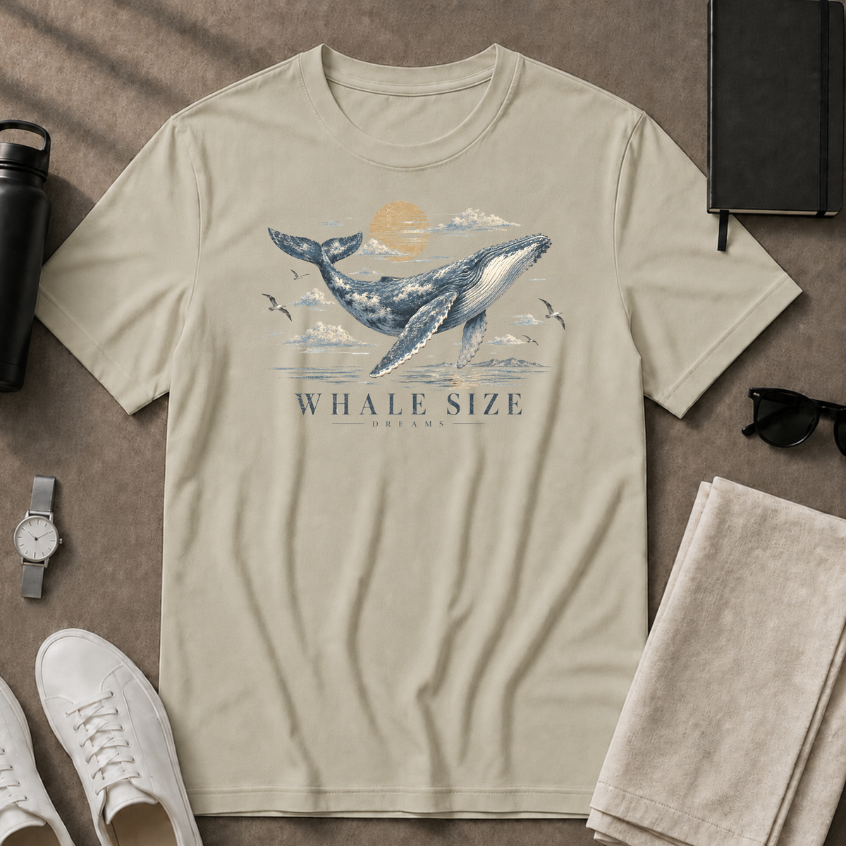 Whale Size Dreams T-shirt