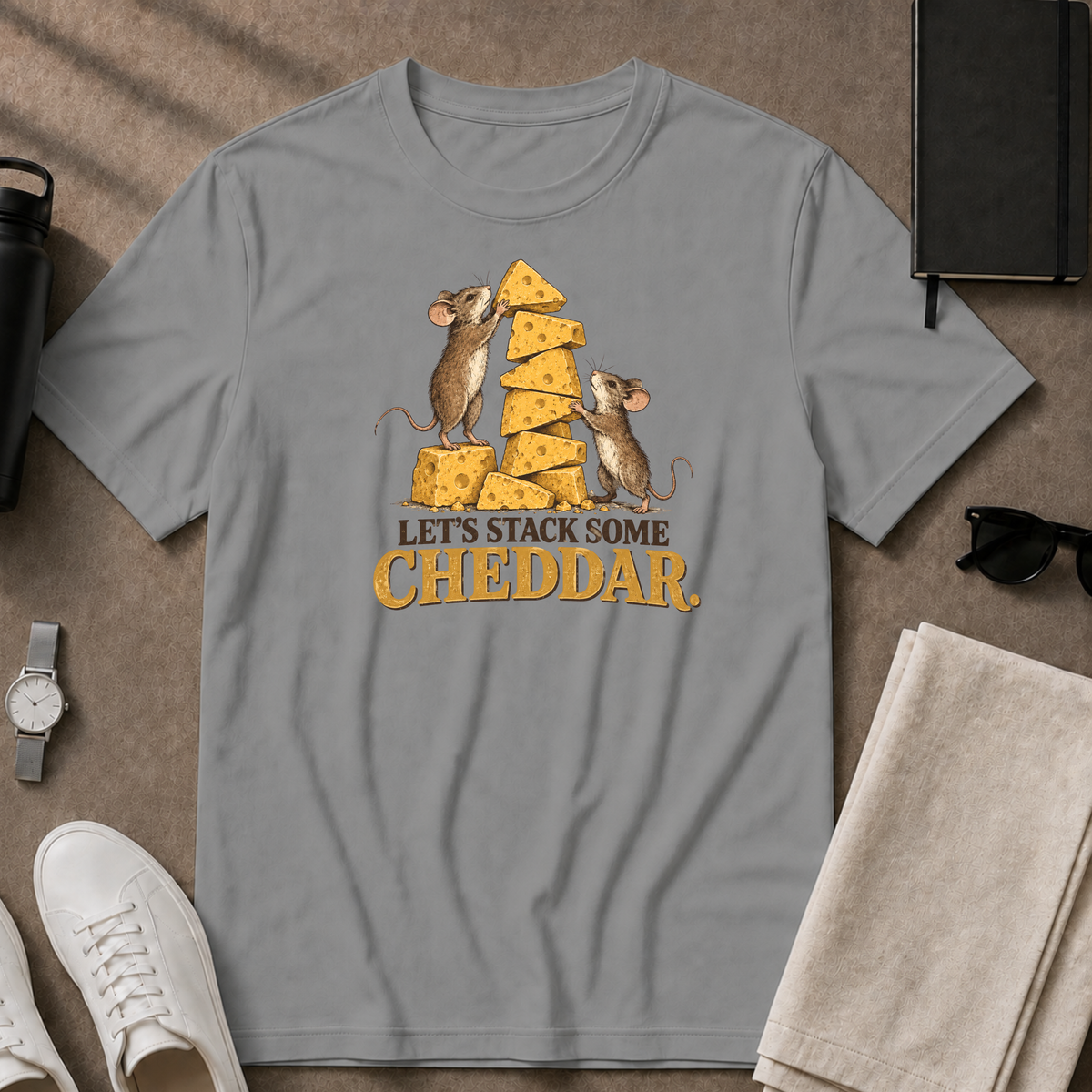 Let's Stack Cheddar T-Shirt