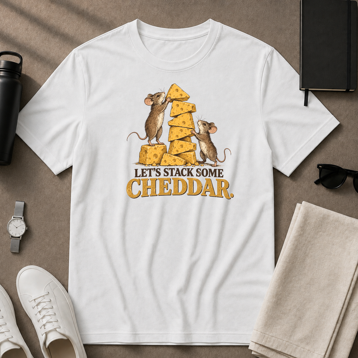 Let's Stack Cheddar T-Shirt