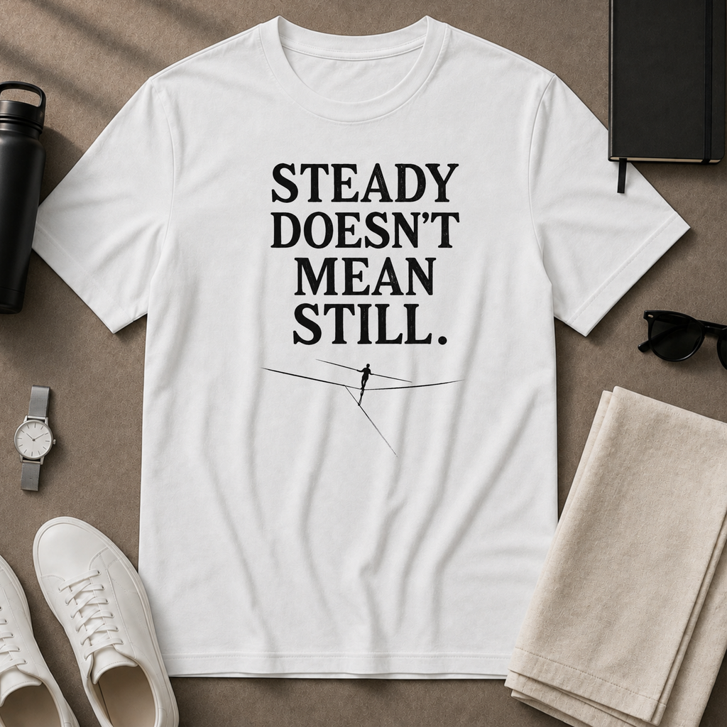 Steady Doesn't Mean Still T-Shirt