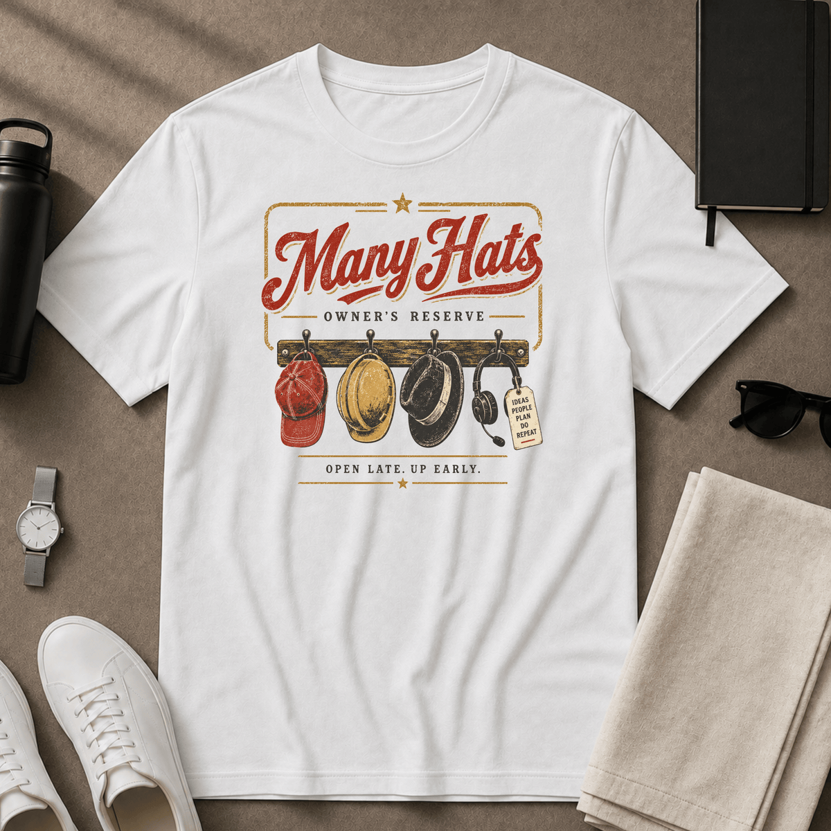 Many Hats T-Shirt